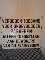 Emaille bord, Ophalen of Verzenden