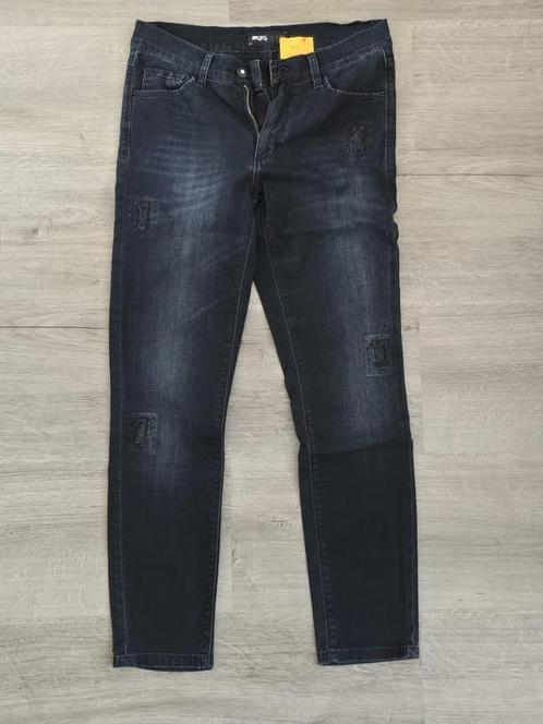 dames spijkerbroek (45), Kleding | Dames, Spijkerbroeken en Jeans, Zo goed als nieuw, W30 - W32 (confectie 38/40), Blauw, Ophalen of Verzenden