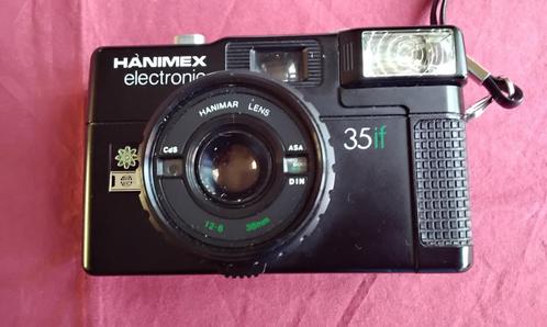 Camera 35mm Hanimex Electronic 35IF Analoog point-and-shoot, Audio, Tv en Foto, Fotocamera's Analoog, Gebruikt, Compact, Overige Merken