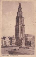 ansichtkaart Groningen Martinitoren oude gelopen kaart 1937, Groningen, Gelopen, 1920 tot 1940, Verzenden