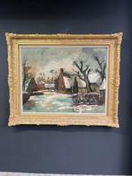 Groot expressionistisch  schilderij (E lammers), Ophalen of Verzenden