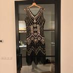 Flapper Jurken Great Gatsby Stijl, Zwart, Maat 42/44 (L), Nieuw, Ophalen of Verzenden