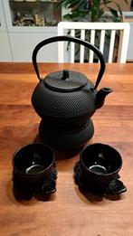Berghoff Tetsubin Japanse Gietijzeren Theeset 9-delig, Overige materialen, Gebruikt, Overige typen, Ophalen of Verzenden