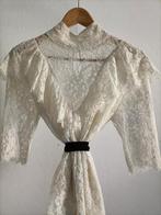 'Victoriaanse' kanten blouse M/L, Ophalen of Verzenden, Gedragen