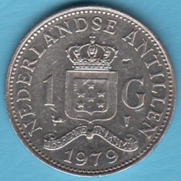Nederlandse Antillen 1 gulden 1979 Juliana in munthouder beschikbaar voor biedingen
