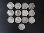 Willem III 1 guldenstukken, Postzegels en Munten, Munten | Nederland, 1 gulden, Koning Willem III, Verzenden, Zilver