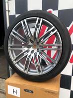 21 inch Porsche Cayenne velgen 5x130 + Continental zomer, Auto-onderdelen, Banden en Velgen, 275 mm, Banden en Velgen, Nieuw, Terreinwagen