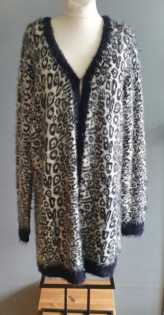 Geisha vest, Kleding | Dames, Grote Maten, Zo goed als nieuw, Trui of Vest, Zwart, Ophalen of Verzenden