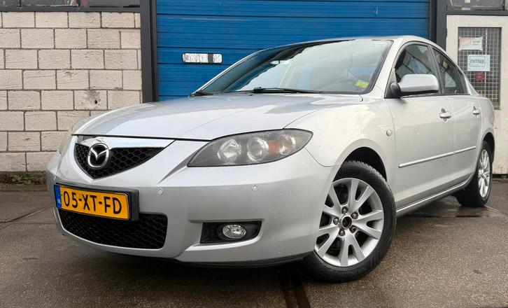 Mazda 3 1.6 Sedan S-VT EXECUTIVE 2007 Grijs, Auto's, Mazda, Bedrijf, ABS, Airbags, Airconditioning, Centrale vergrendeling, Climate control