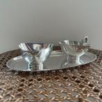 Suiker en roomstel GERO A60, Antiek en Kunst, Ophalen of Verzenden, Zilver