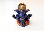 Handgeschilderd blauw baby Ganesha beeldje, Nieuw, Verzenden