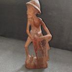 Zeldzame Vintage Balinese Visser – Handgesneden jaren 50-80, Ophalen of Verzenden