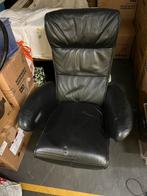 Fauteuil zwart, Huis en Inrichting, Ophalen of Verzenden, Zo goed als nieuw, 50 tot 75 cm