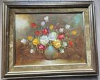 Schilderij Vaas met gemengd boeket, Ophalen of Verzenden