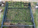 Stijlvolle IJzeren Tuinpoort – Donkerblauw/Antraciet, Tuin en Terras, Ophalen, Gebruikt, 100 tot 150 cm, 150 tot 200 cm