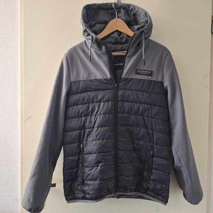 McKenzie Original Sportswear Hoodie – Grijs (Maat S), Kleding | Heren, Jassen | Winter, Zo goed als nieuw, Maat 46 (S) of kleiner
