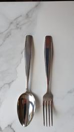 Vintage Lepel, vork en ijs of desserlepel  , Antiek en Kunst, Antiek | Bestek, Ophalen of Verzenden