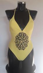 Monokini, S, Kleding | Dames, Ophalen of Verzenden, Nieuw, Geel, Badpak