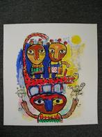 Toyin Loye zeefdruk - My Family I, Ophalen of Verzenden