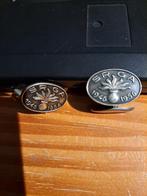 Verzilverde manchetknopen Garde Grenadiers SR GA 1949/1959, Ophalen of Verzenden