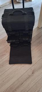 Nagel of kappers koffer×lamp.en nagels spullen, Ophalen, Zwart, 30 cm of meer, Wieltjes