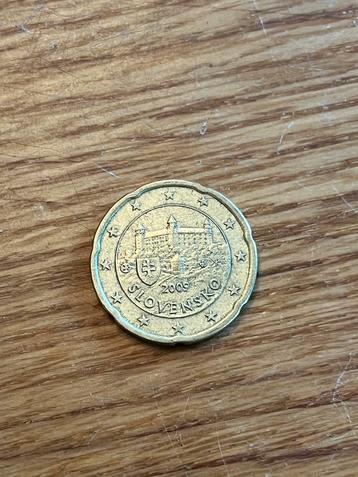Slovakije 20 eurocent uit 2009 beschikbaar voor biedingen