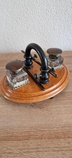 Antiek bureau-inktstel, Antiek en Kunst, Ophalen of Verzenden