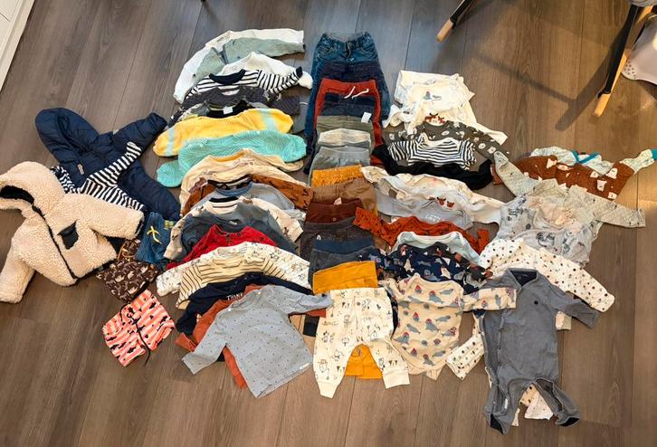 Maat 62: groot kledingpakket jongens incl. winterjas en -pak, Kinderen en Baby's, Kinderkleding | Kinder-kledingpakketten, Zo goed als nieuw