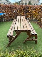 Back2table 4-persoonsbank / picknicktafel - Douglashout, Tuin en Terras, Picknicktafels, Ophalen, Gebruikt, Inklapbaar, Rechthoekig