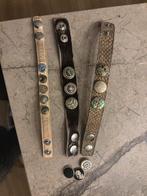 Noosa Amsterdam Armbanden + Chunks, Bruin, Leer, Ophalen of Verzenden, Zo goed als nieuw