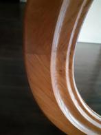 Grote ovale spiegel met houten omranding, Huis en Inrichting, Woonaccessoires | Spiegels, Ophalen, Zo goed als nieuw, 75 tot 100 cm