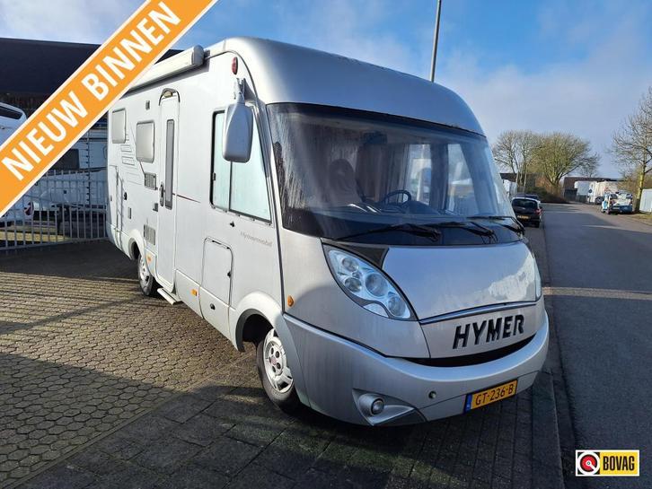 Hymer B 528 SL 5-2010 COMPACT+2X BED-DUBBELE BODEM, Caravans en Kamperen, Campers, tot en met 4, Integraal, Hymer, Fiat, Diesel