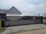 Lamellen schuifpoort of draaipoort incl montage, Ophalen, Nieuw, IJzer, Schuifpoort