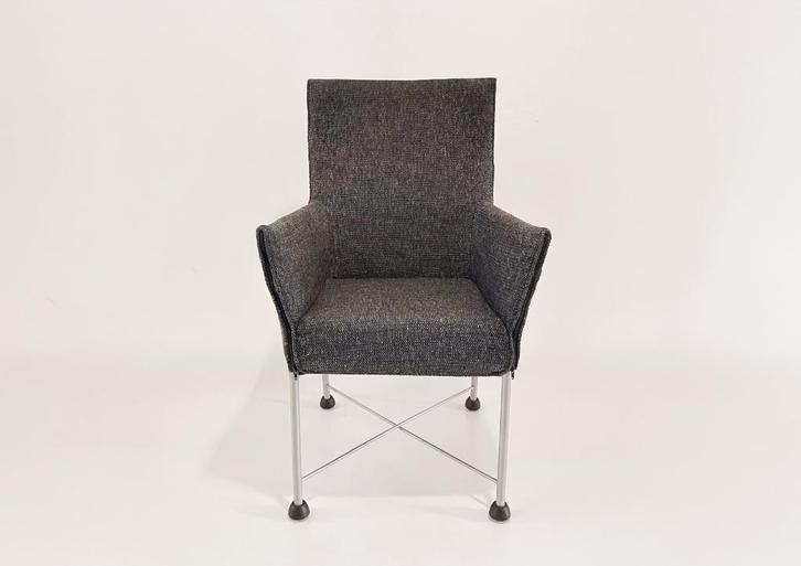 Design eetkamerstoelen Montis Chaplin – 6 stuks – topstaat, Huis en Inrichting, Stoelen, Gebruikt, Vijf, Zes of meer stoelen, Metaal