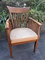 Stoel eiken, Huis en Inrichting, Stoelen, Hout, Gebruikt, Bruin, Klassiek