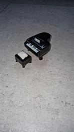 Miniatuur Piano met Krukje, Ophalen of Verzenden