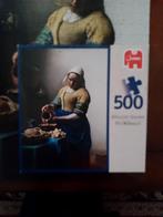 Jumbo puzzel  milkmaid melkmeisje van vermeer, Ophalen of Verzenden, 500 t/m 1500 stukjes, Zo goed als nieuw