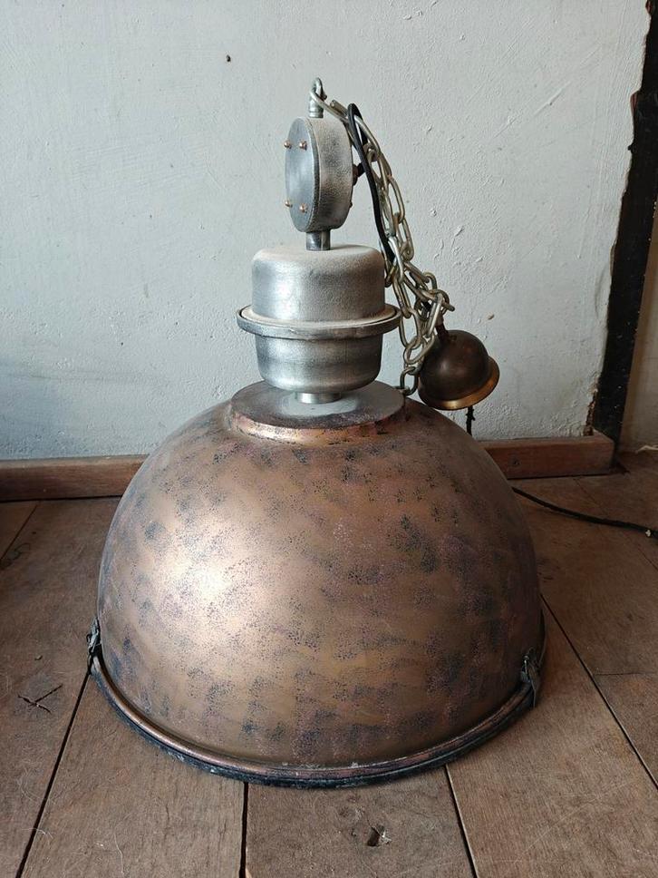 Industriële Hanglamp Ø50cm - Stoer Design, Huis en Inrichting, Lampen | Hanglampen, Zo goed als nieuw, Ophalen