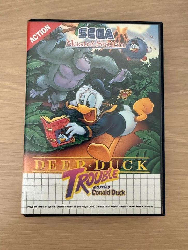 Deep Duck Trouble starring Donald Duck, Spelcomputers en Games, Games | Sega, Zo goed als nieuw, Master System, Avontuur en Actie