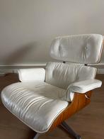 Eames lounge chair met ottoman (REPLICA), Huis en Inrichting, Gebruikt, Leer, Ophalen
