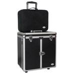 Aluminium pedicure koffer + Nylon tas, zwart!, Zwart, Nieuw, Ophalen of Verzenden, Handen en Nagels