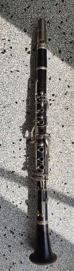 Jean Martin Paris klarinet met houten houder, Muziek en Instrumenten, Blaasinstrumenten | Klarinetten, Gebruikt, Ophalen of Verzenden