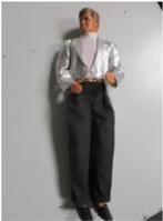 VINTAGE BARBIE/KEN 1968 Made in MALAYSIA met KLEDING, Ophalen of Verzenden, Gebruikt, Fashion Doll