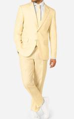 Opposuits Botergeel Trouwpak Maat 48, Kleding | Heren, Kostuums en Colberts, Ophalen of Verzenden, Zo goed als nieuw, Maat 48/50 (M)