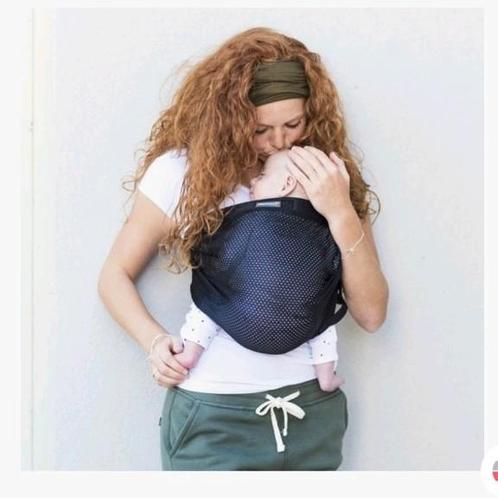 Minimonkey sling zwart, Kinderen en Baby's, Babydragers en Draagdoeken, Nieuw, Draagzak, Zij, Overige merken, Ophalen of Verzenden