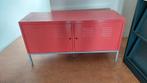 Rood metalen kastje, Ophalen, Gebruikt, 100 tot 150 cm, 1 of 2 laden