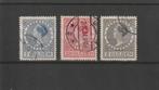 Nederland 1926, NVPH 163 t/m 165, Gestempeld., Postzegels en Munten, Postzegels | Nederland, Verzenden, T/m 1940, Gestempeld