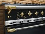 🔥Luxe Lacanche Fornuis 100cm zwart + messing 5 pits 2 ovens, 60 cm of meer, Ophalen of Verzenden, Zo goed als nieuw, Energieklasse A of zuiniger