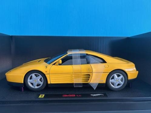 FERRARI 348TB 1:18 HOT WHEELS ELITE, Hobby en Vrije tijd, Modelauto's | 1:18, Zo goed als nieuw, Auto, Hot Wheels, Ophalen of Verzenden
