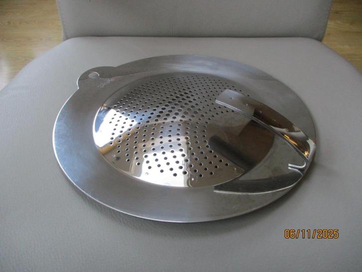 Fissler - RVS - anti-spat deksel - Duitsland, Huis en Inrichting, Keuken | Potten en Pannen, Gebruikt, Overige typen, Gietijzer